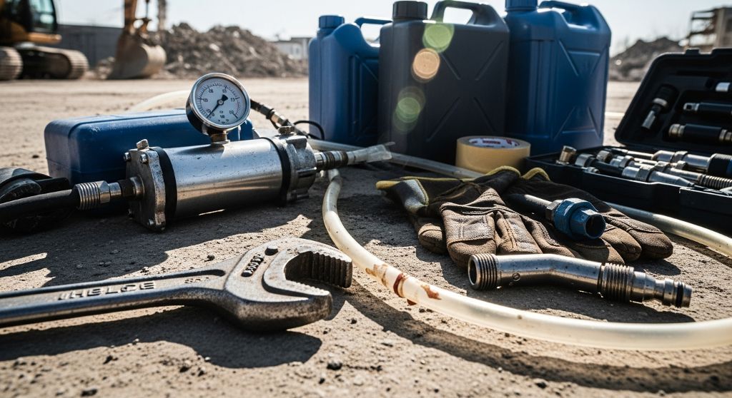 Extracción de combustible de coche en Horcajo De La Sierra-aoslos